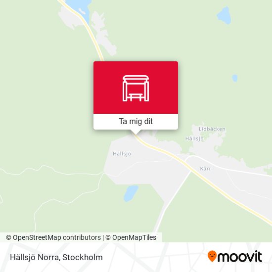 Hällsjö Norra karta