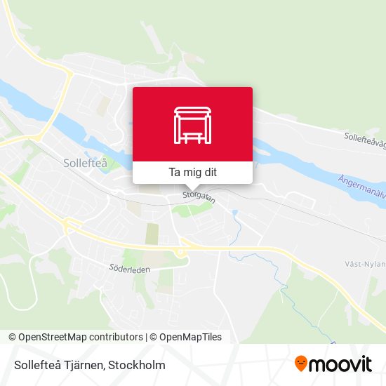 Sollefteå Tjärnen karta