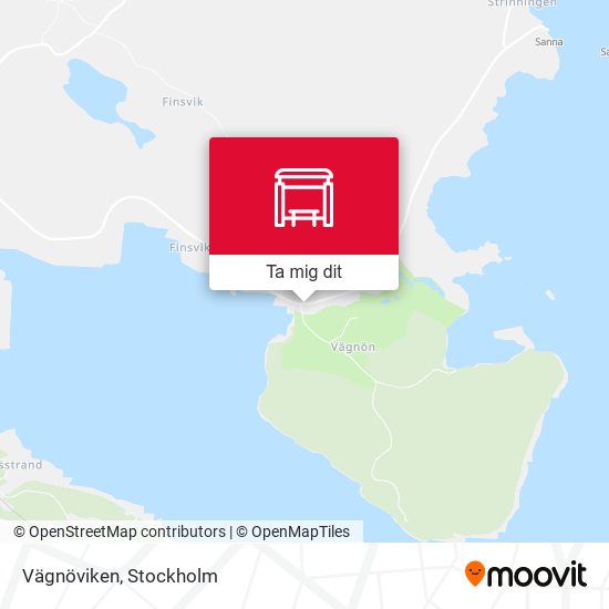 Vägnöviken karta