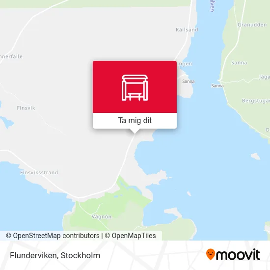 Flunderviken karta
