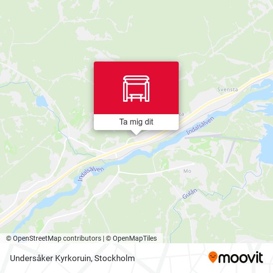 Undersåker Kyrkoruin karta