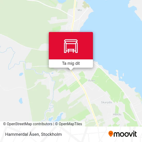 Hammerdal Åsen karta