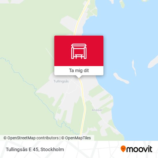 Tullingsås E 45 karta