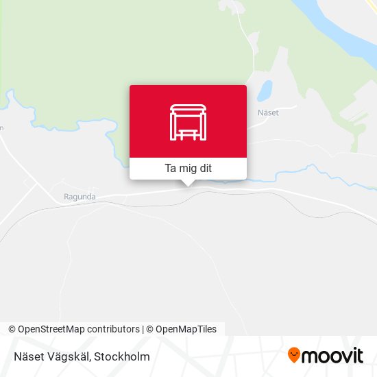 Näset Vägskäl karta