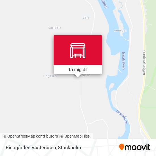 Bispgården Västeråsen karta