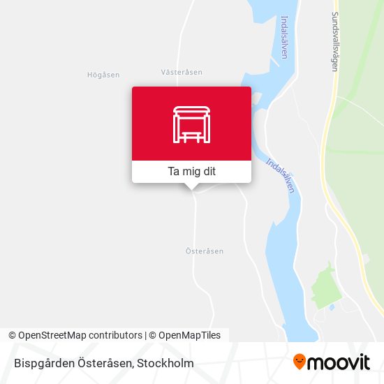 Bispgården Österåsen karta