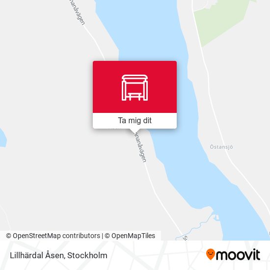 Lillhärdal Åsen karta