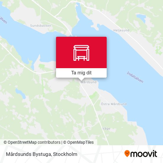 Mårdsunds Bystuga karta