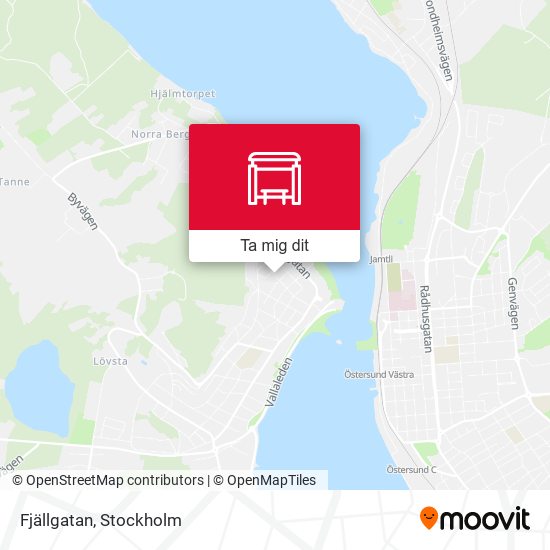 Fjällgatan karta