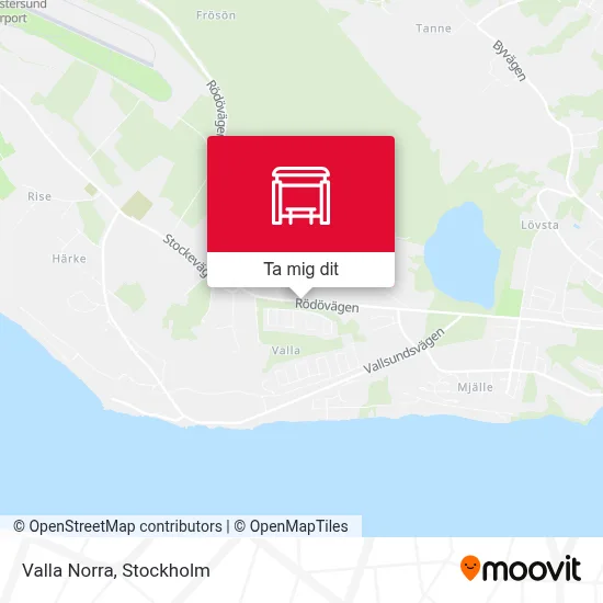 Valla Norra karta