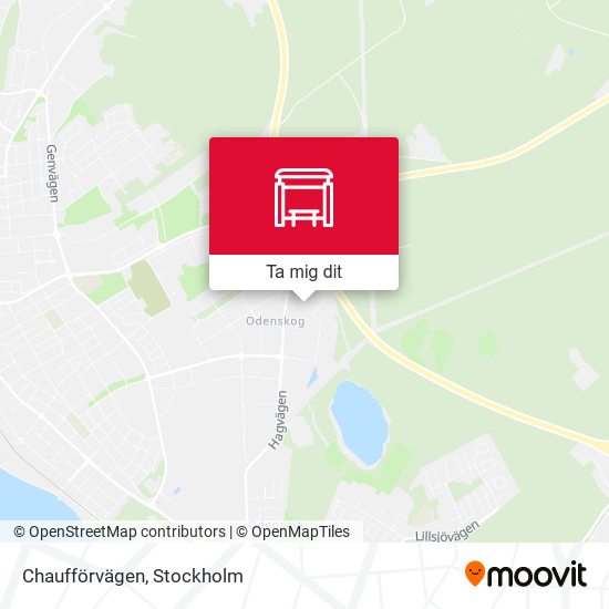 Chaufförvägen karta
