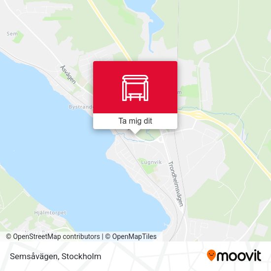Semsåvägen karta