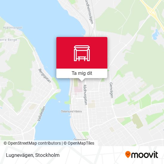 Lugnevägen karta