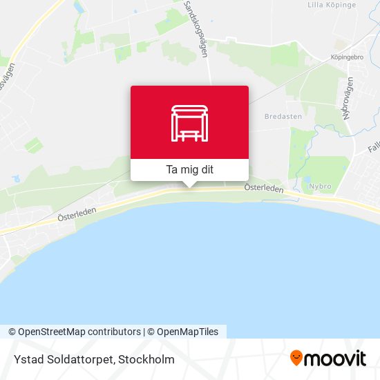 Ystad Soldattorpet karta