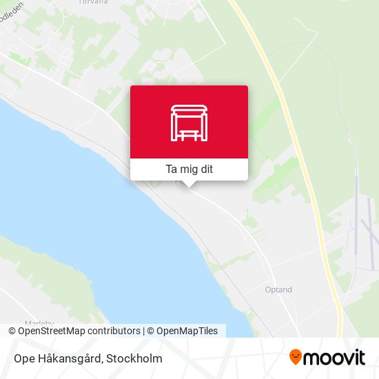 Ope Håkansgård karta