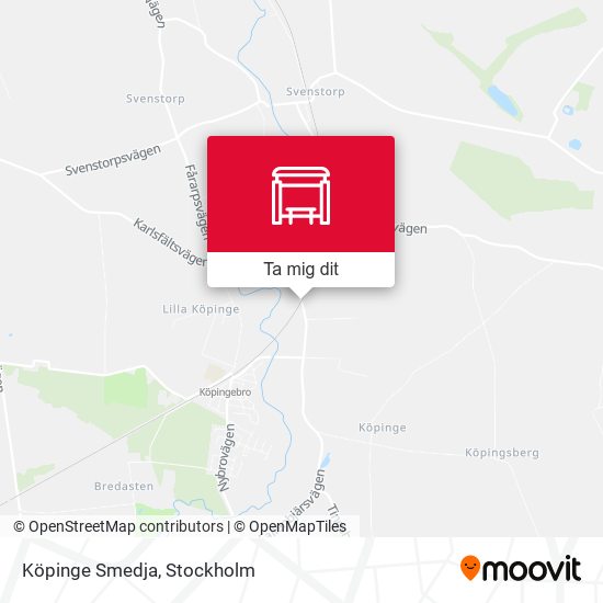 Köpinge Smedja karta