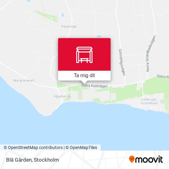 Blå Gården karta
