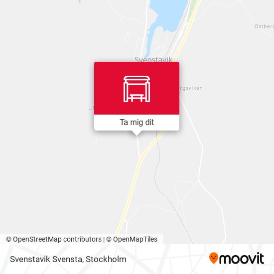 Svenstavik Svensta karta