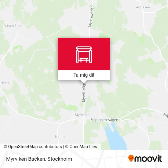 Myrviken Backen karta