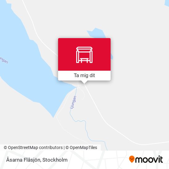 Åsarna Flåsjön karta