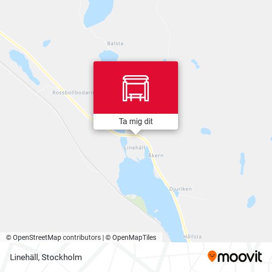 Linehäll karta