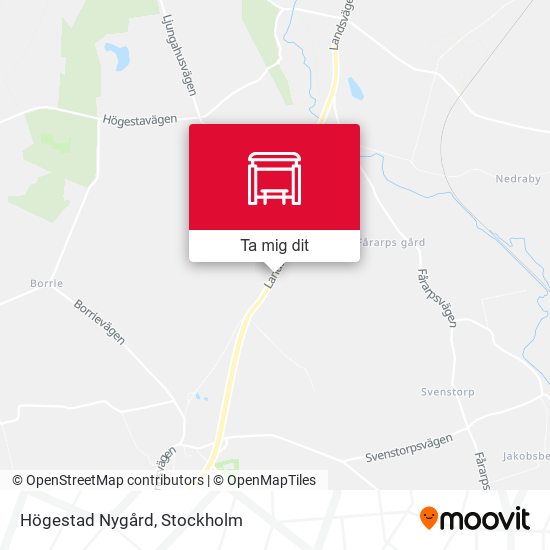 Högestad Nygård karta