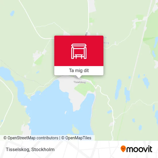 Tisselskog karta