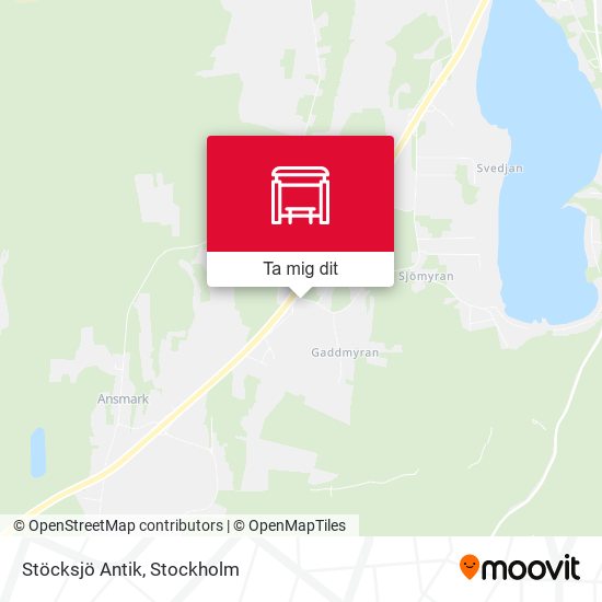 Stöcksjö Antik karta