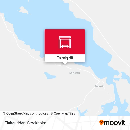 Flakaudden karta
