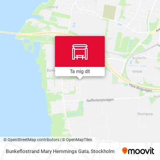 Bunkeflostrand Mary Hemmings Gata karta