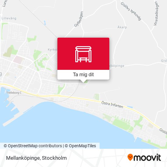 Mellanköpinge karta