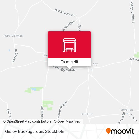 Gislöv Backagården karta