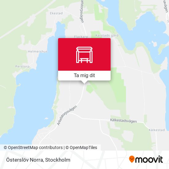 Österslöv Norra karta