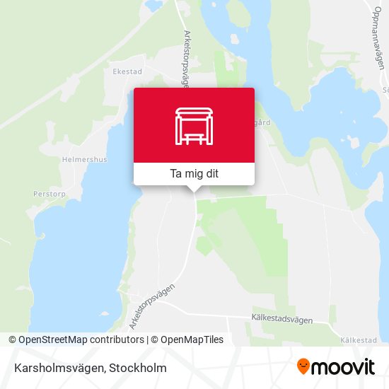 Karsholmsvägen karta