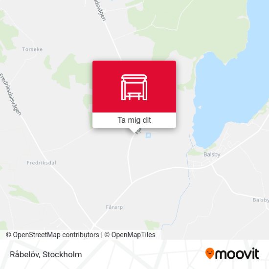 Råbelöv karta
