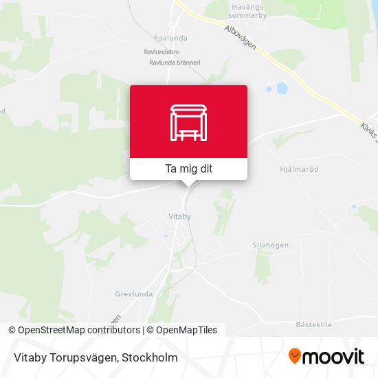 Vitaby Torupsvägen karta