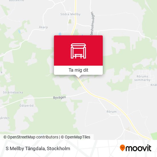 S Mellby Tångdala karta