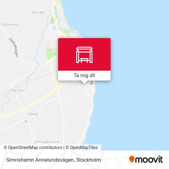 Simrishamn Annelundsvägen karta