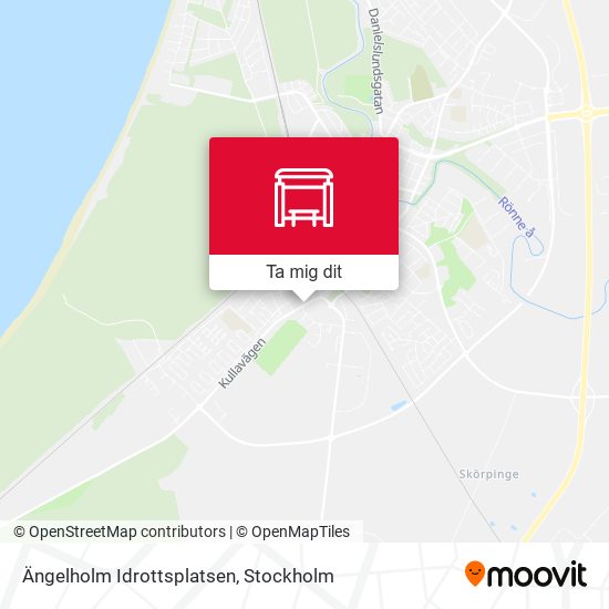 Ängelholm Idrottsplatsen karta