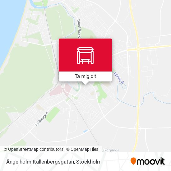 Ängelholm Kallenbergsgatan karta