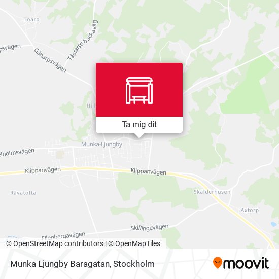 Munka Ljungby Baragatan karta