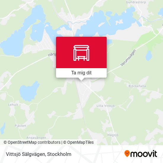Vittsjö Sälgvägen karta