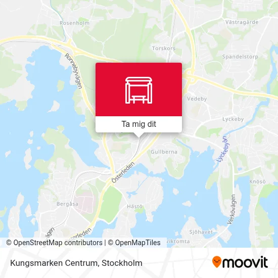 Kungsmarken Centrum karta
