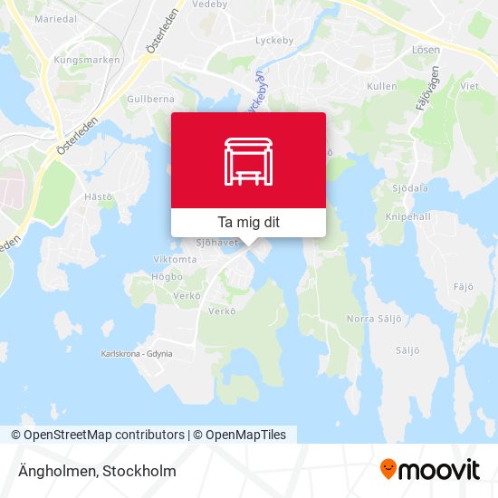 Ängholmen karta