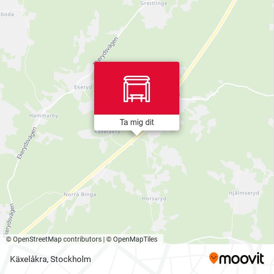 Käxelåkra karta
