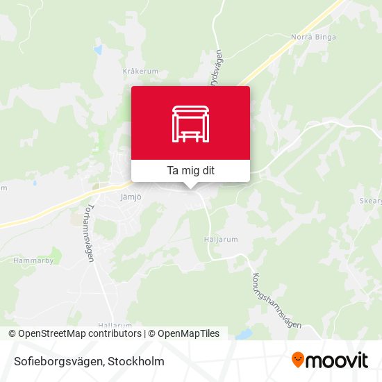 Sofieborgsvägen karta