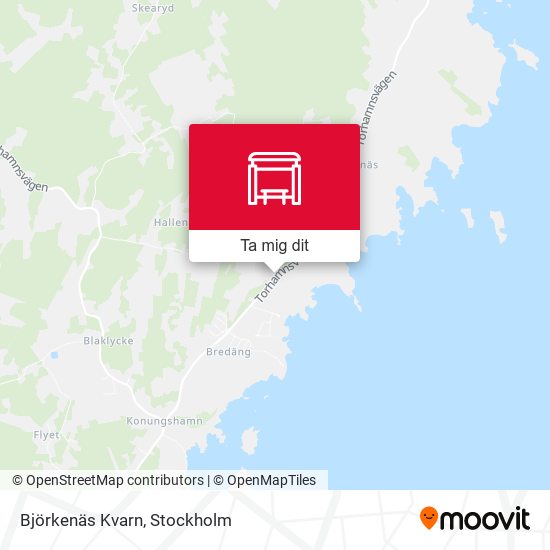 Björkenäs Kvarn karta