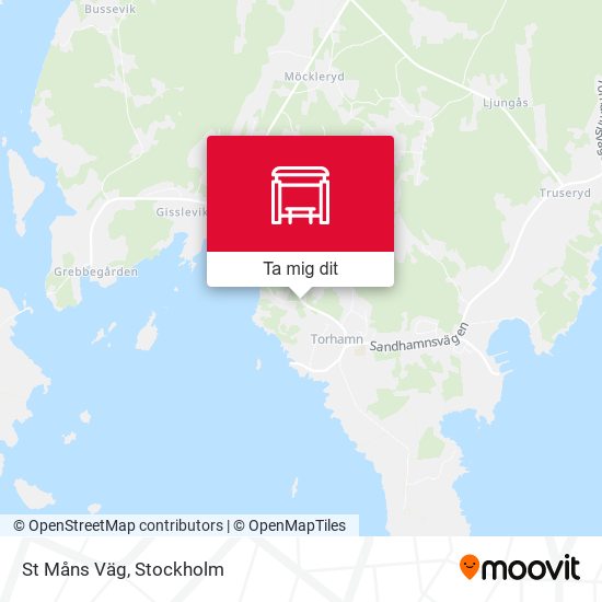St Måns Väg karta