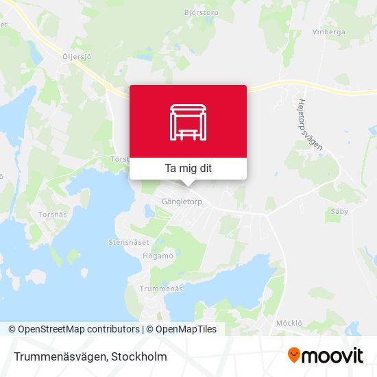 Trummenäsvägen karta