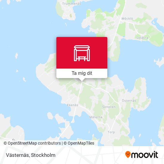 Västernäs karta